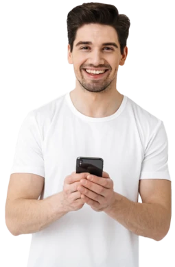 Guy with phone